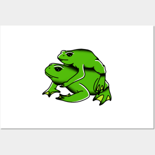 Frog Pile Posters and Art